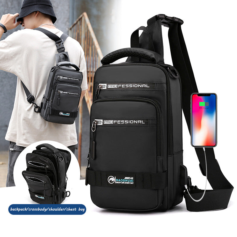 Men's Multifunction Sling Backpack Travel Lifestyle